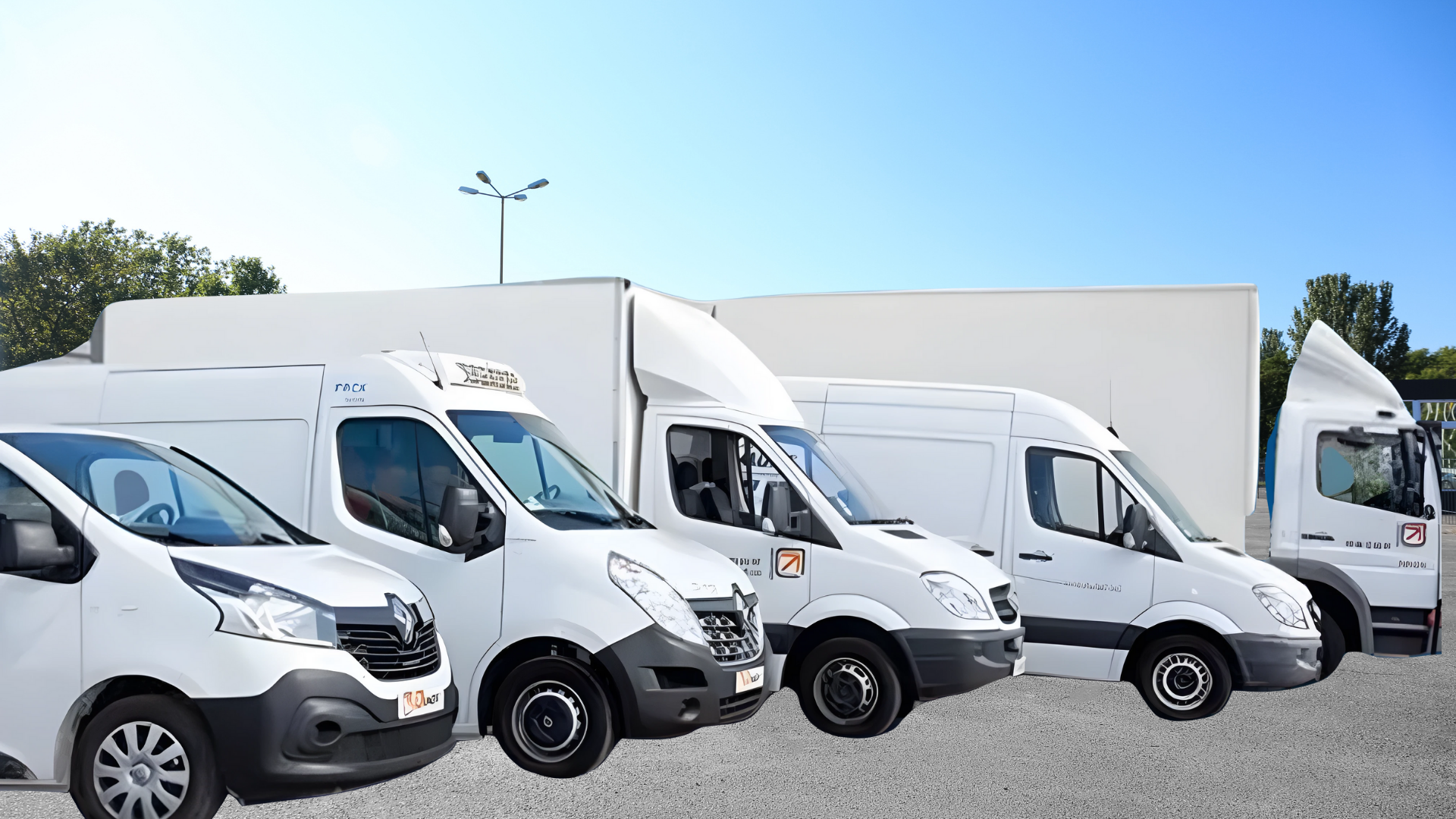Moving vans fleet